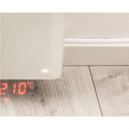 Proiezione della temperatura sul pavimento di un pannello radiante, con termostato wifi